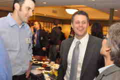 Snapshot: Aurora University's New Athletic Director Stops By During AU's Hall of Fame Day